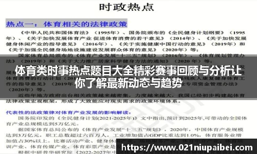 体育类时事热点题目大全精彩赛事回顾与分析让你了解最新动态与趋势